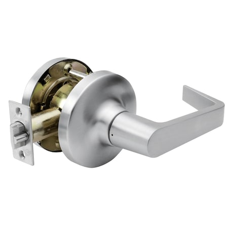 Arrow Lock Grade 1 Dummy Cylindrical Lock, Sierra Lever, Non-Keyed, Satin Chrome Finish, Non-handed GL08-SR-26D